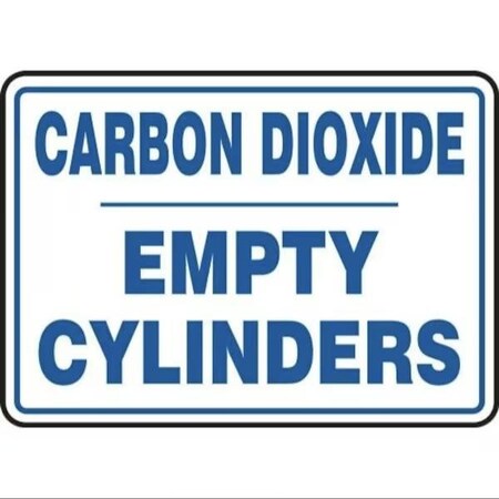 Accuform CYLINDER SIGN CARBON DIOXIDE CYLINDER MCPG522VA